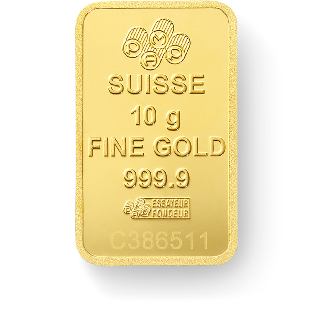 10 gram Gold Bar 999.9 - PAMP