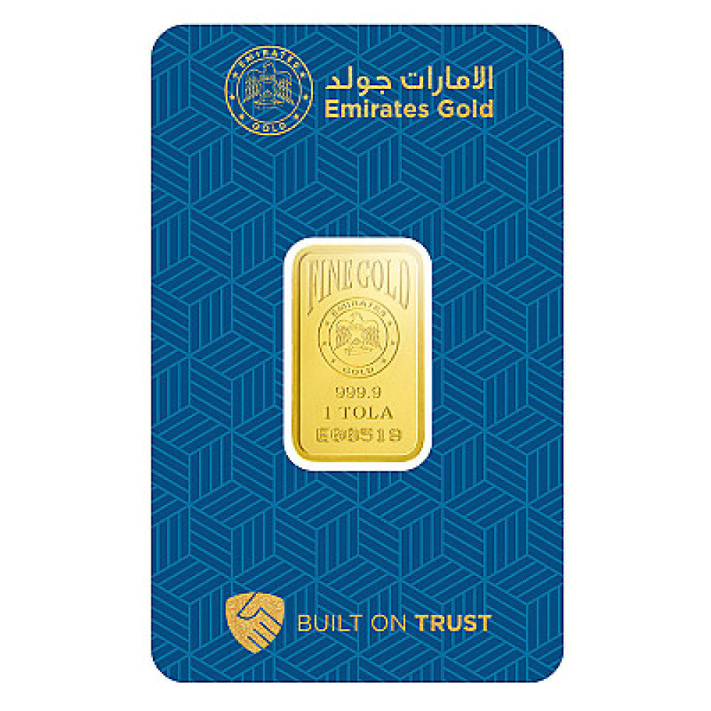 1 tola Gold Bar 999.9 - Emirates Gold