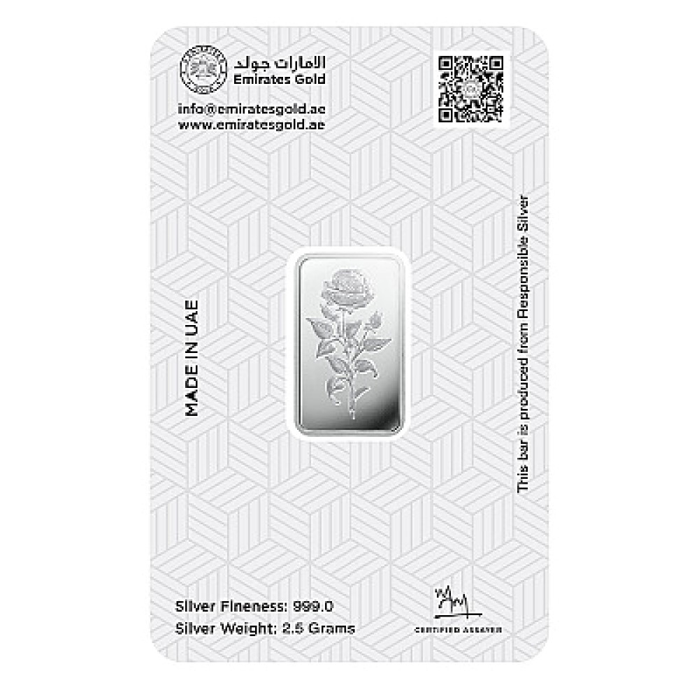 2.5 gram Silver 999.0 - Emirates Gold