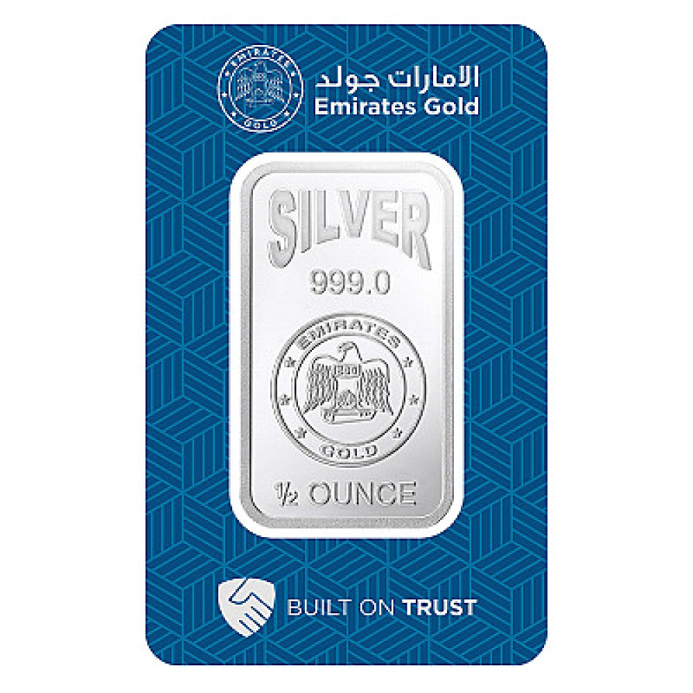 1/2 oz Silver Bar 999.0 - Emirates Gold