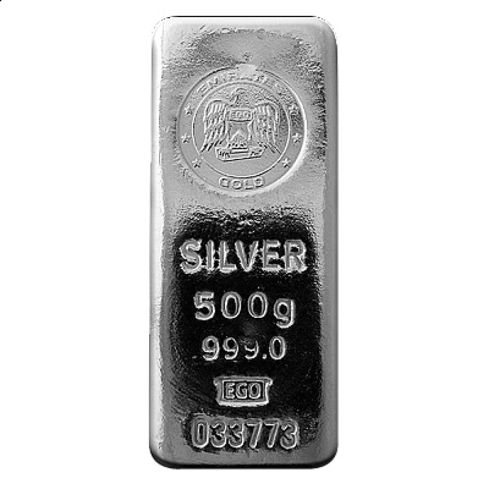 500 gram Silver Bar 999.0 - Emirates Gold